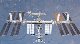The International Space Station is pictured, May 29, 2011.