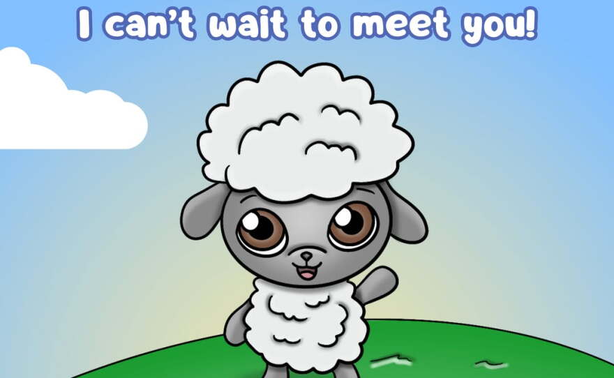 Lenny the Little Sheep, illustrated by Darren Oei, appears in the new children's book "Your Fluff is Enough" by Rashmi Gandhi.