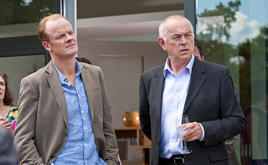 In "Not in My Back Yard," a group of conservationists object to the development of a pristine part of the village and adherents from both sides become victims of a mysterious killer. Guest stars include Peter Egan (right).