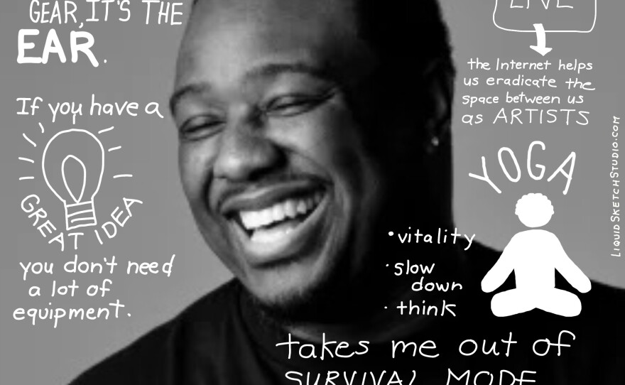 North Carolina rapper Phonte Coleman is seen in this undated graphic.