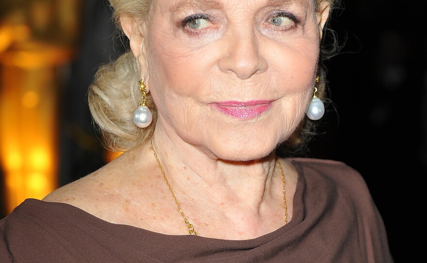 Bacall, pictured in 2009, had a deep, sultry voice that made her an instant star in the '40s. "I think it's one of the reasons that the perception of me has been that I'm so in control and so strong, so tough, because I have this deep voice," she said.