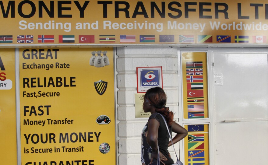 The Kenyan government closed  this money transfer service to prevent money from reaching the terrorist group al-Shahab in Somalia.