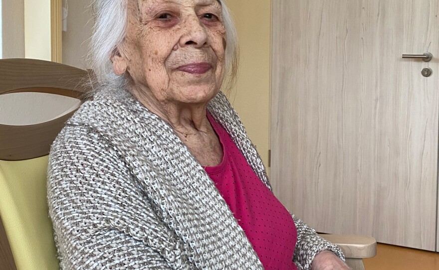 Alla Ilyinichna Sinelnikova, 90, recently fled Kharkiv for the second time in her life. She was nine years old the first time.