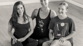 (From left) Rebecca Correia, Blythe Barton and Chelsea Zeffiro.