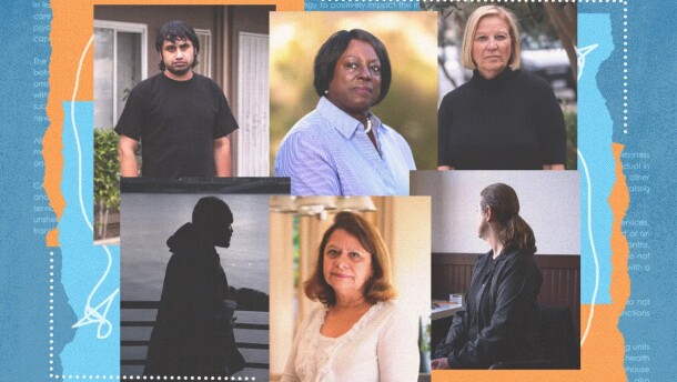 Several people involved in CARE court proceedings are shown in this undated photo illustration.