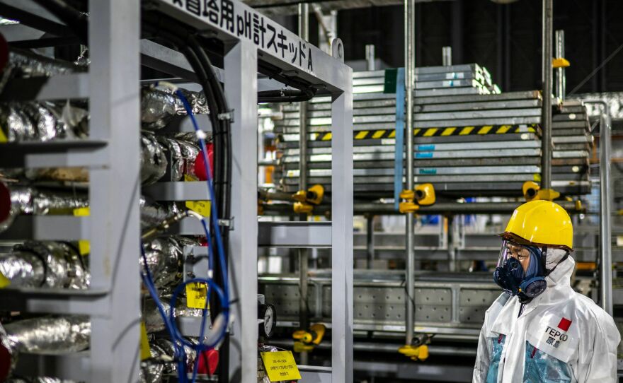 Japan has built an elaborate system to filter out radioactive contamination from the water. But some forms of radiation cannot be filtered.