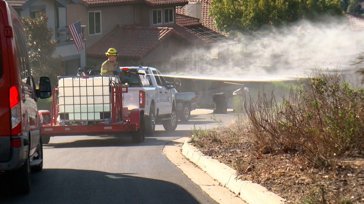 San Diego Fire Rescue Department tries out new fire prevention product | KPBS Public Media