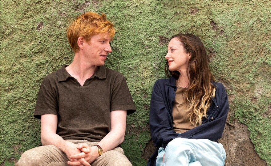 Domhnall Gleeson as Jack and Andrea Riseborough as Alice in MASTERPIECE "Alice and Jack"
