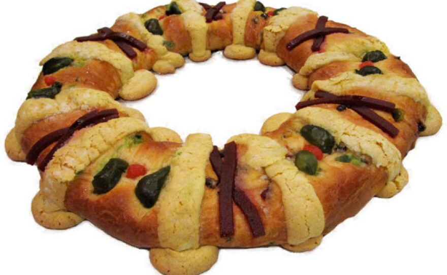A traditional Rosca de Reyes