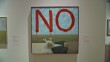 Alfredo Castañeda's "No," a 1976 oil on canvas on display from a private collection at the San Diego Museum of Art's "Beyond Surrealism Exhibit."