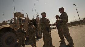 Airmen from the 455th Expeditionary Security Forces Squadron protect Bagram Airfield Afghanistan, Aug. 18, 2012.