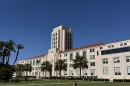 The San Diego County Administration Building in downtown San Diego is shown on June 16, 2025.