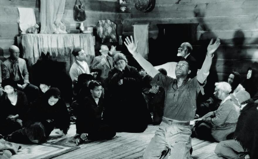 King Vidor's "Hallelujah" featured Daniel L. Haynes in an all African American musical from 1929.