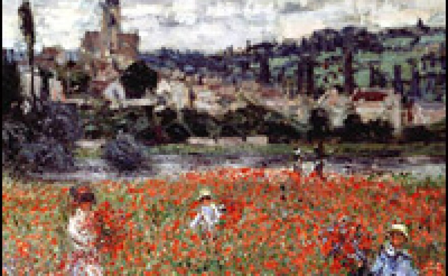 "Poppies near Vetheuil" (1879), by Claude Monet, was one of the four paintings stolen from a from the Buehrle Foundation museum in Zurich on Sunday.