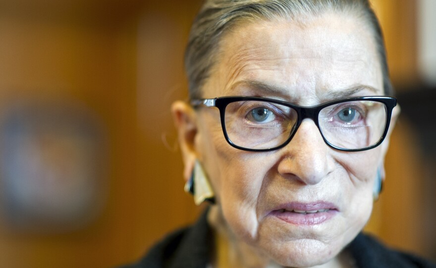 In her revised dissent, Justice Ruth Bader Ginsburg clarified that photo ID cards issued by the Veterans' Affairs are "an acceptable form of photo identification for voting in Texas."