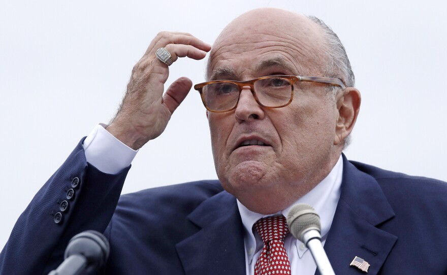 National security and foreign policy officials were asked to work with Trump personal lawyer Rudy Giuliani on relations with Ukraine.