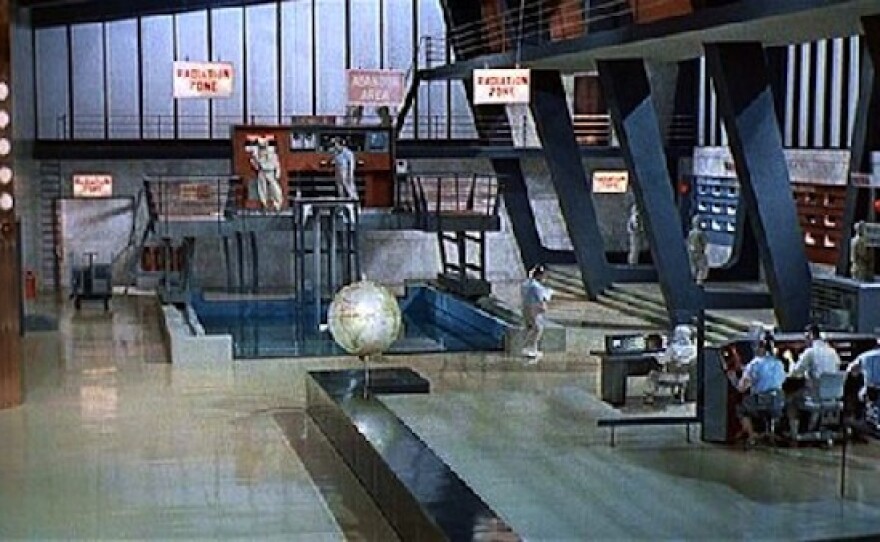 The finished set for "Dr. No."