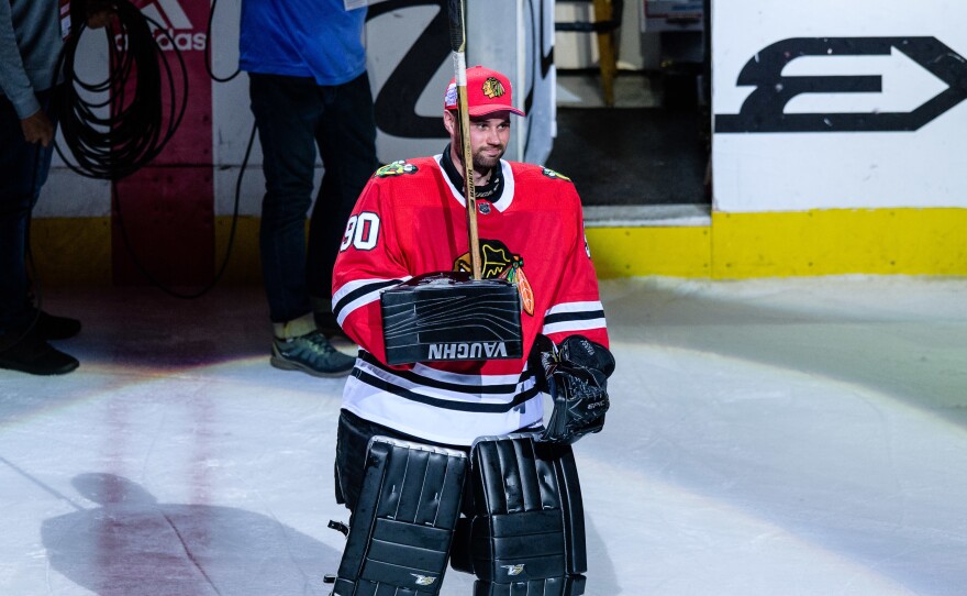 Scott Foster, an accountant who plays in an amateur recreational hockey league, was suddenly called in as an emergency backup goalie for the Chicago Blackhawks on Thursday night.
