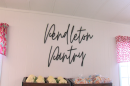 San Diego nonprofits ready to help military families during shutdown 2 A shelf with fresh cauliflower and packaged tortillas with "Pendleton Pantry" written in script above it on the wall inside the new food pantry on Camp Pendleton.