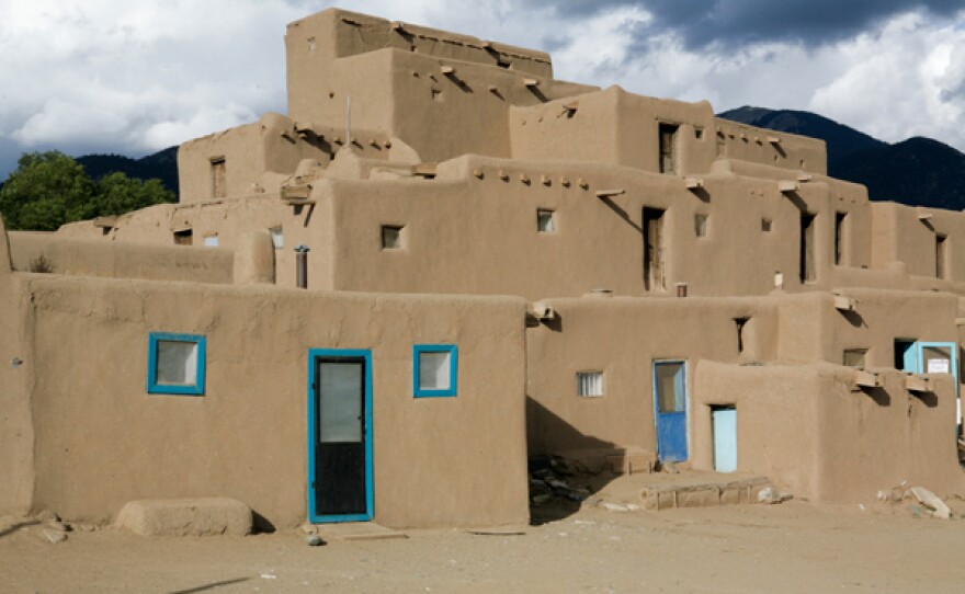 America’s first “green buildings,” the pueblos of the Taos Indians of N.M., were built with adobe (mud), which kept the dwellings cool during the day and warm at night.