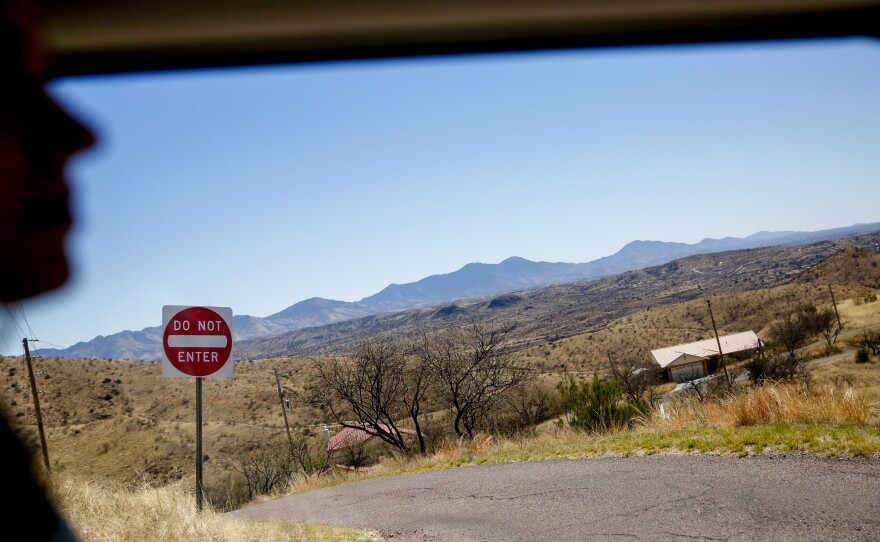 Looking out at the Arizona landscape near the U.S.-Mexico border near Nogales, Ariz. A whopping 6.3 billion pounds of fresh produce crossed the border at Nogales during the 2015-16 season.