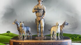 U.S. Working Dog Teams National Monument model