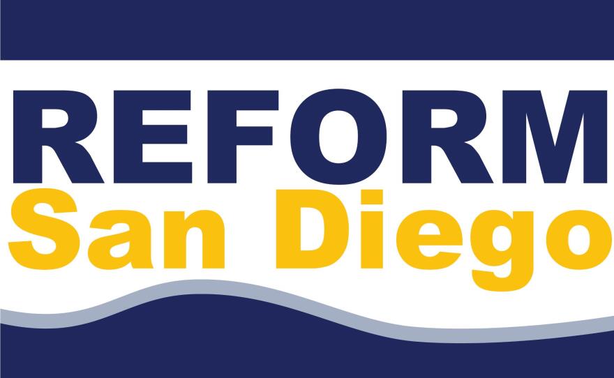 A Reform San Diego banner from DeMaio's website.