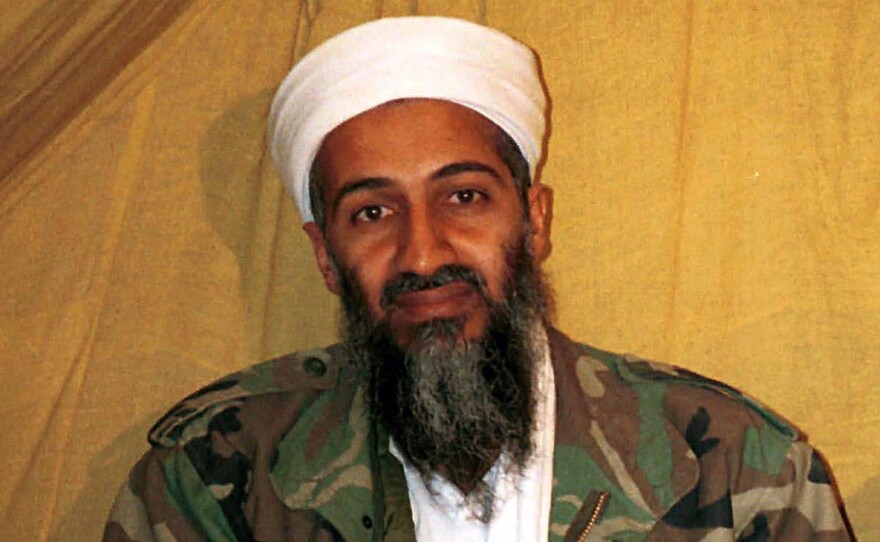 Al-Qaida leader Osama bin Laden, seen in Afghanistan in this undated photo, was killed in 2011 during a U.S. raid on his compound in Abbottabad, Pakistan.