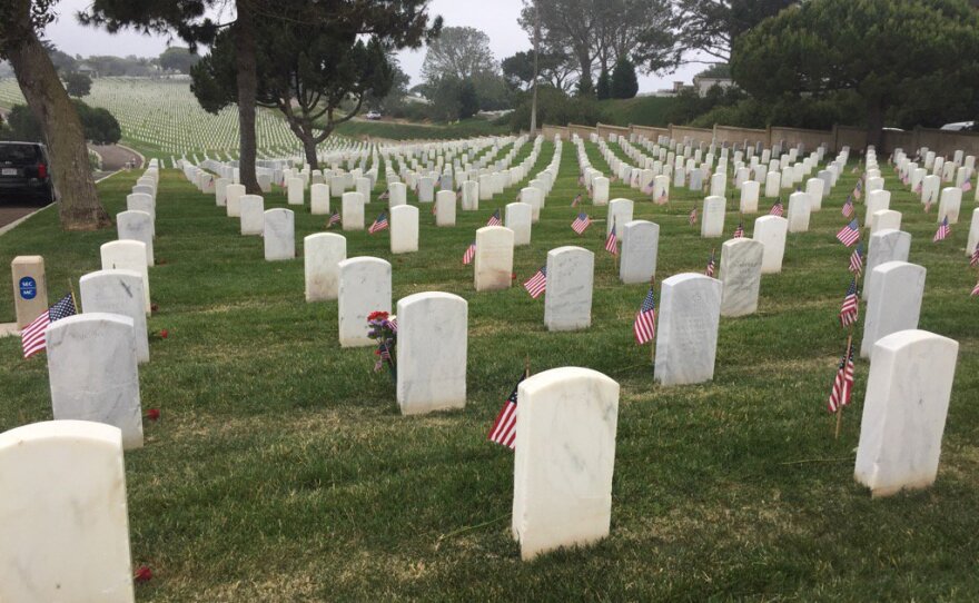 Memorial Day at Fort Rosecrans Military Cemetery on May 29, 2017.