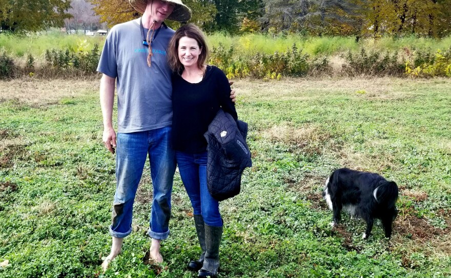 Kristin and Mark Kimball work 1,600 acres of farmland in northern New York. After more than a decade on the land, they say it's the hardest life the can imagine and it's tested their marriage, but they're still having fun.