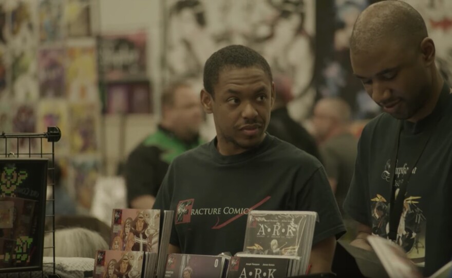 "Table Stakes" is a documentary short about African American comic book writers confronting challenges and stereotypes while pursuing their dreams. The film screens at the San Diego Black Film Festival.