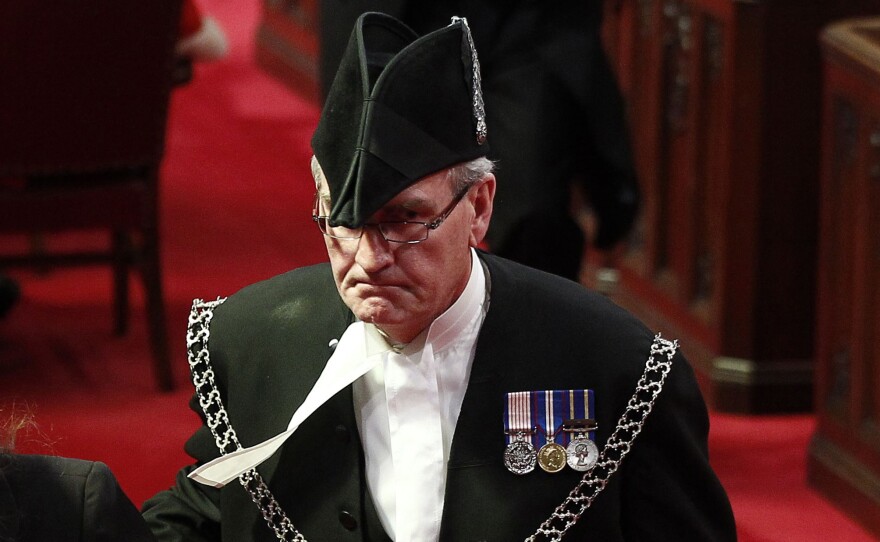 Sergeant-at-Arms Kevin Vickers is pictured in the Senate chamber on Parliament Hill in Ottawa in this file photo from June 3, 2011.