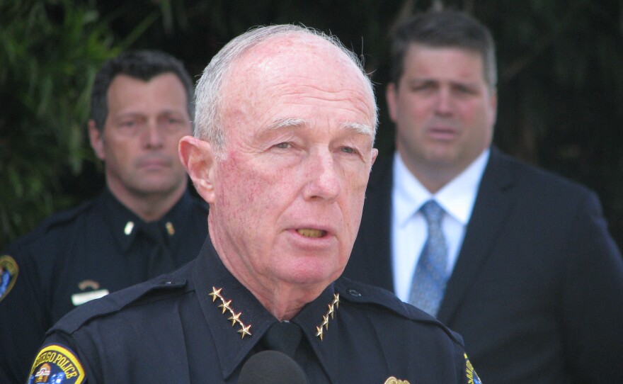 San Diego Police Chief William Lansdowne addresses the media on May 10, 2011. Lansdowne was announcing a new plan meant to prevent officer misconduct. 