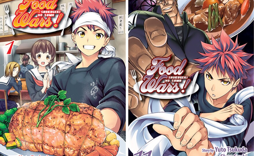 Shokugeki no Soma is a Japanese manga written by Yūto Tsukuda and illustrated by Shun Saeki. Volumes 1 and 11.