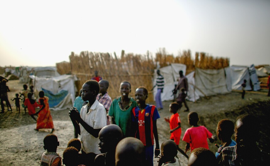 Children make up the majority of the residents in the camp. In fact, roughly a third of the population of the Bentiu POC is under the age of 5.