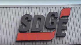 A sign on SDG&E's headquarters appears in this undated photo.