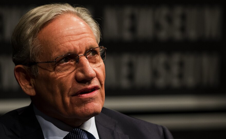 Bob Woodward speaks at the Newseum in Washington, D.C., in 2012, during an event marking the 40th anniversary of Watergate. Woodward's new book describes chaos within the Trump administration.