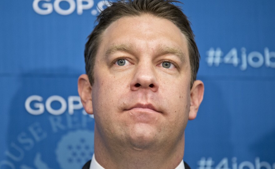 Rep. Henry "Trey" Radel, R-Fla., at a Capitol news conference on July 9.