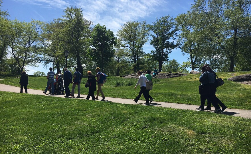Adox takes one last walk with family and friends in New York's Central Park before going to a hospital to be disconnected from the ventilator that kept him alive.