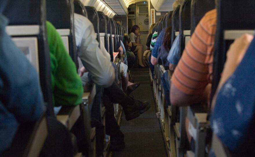 A crowded plane