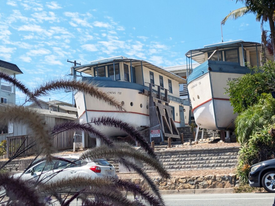 The Encinitas Boathouses as photographed on Sept. 6, 2024.