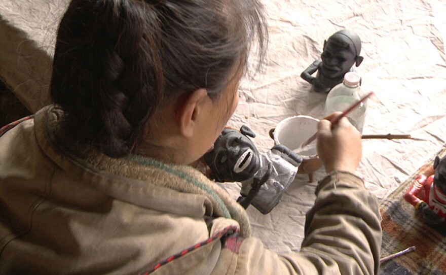 A factory in China that makes reproductions of black memorabilia items.