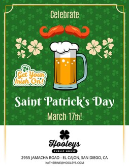 St. Patrick's Day at Hooley's Public House