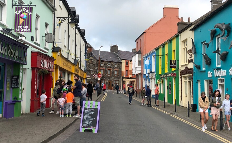 A street in Dingle, Ireland.