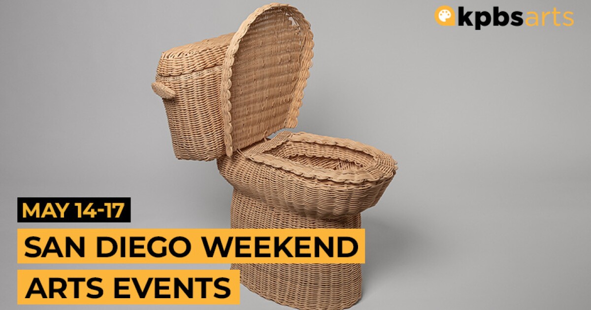 San Diego weekend arts top picks: Basket toilets, marine life and a machine-inspired rave