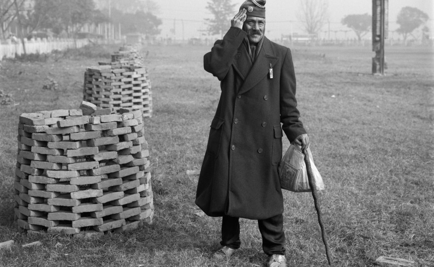 This gentleman was the self-proclaimed "global emperor." The photo was taken in Tundikhel in 1985.