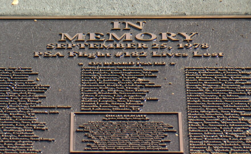 A close-up picture of the new plaque at Dwight & Nile in North Park is shown on Sept. 25, 2024.