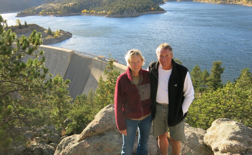 Beverly Kurtz and Tim Guenthner live near Gross Reservoir outside Boulder, Colo. They oppose a an expansion project that would raise the reservoir's dam by 131 feet.