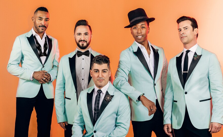 Charl Brown, Russel Fischer, John Michael Dias, Dwayne Cooper and Dominic Nolfi.