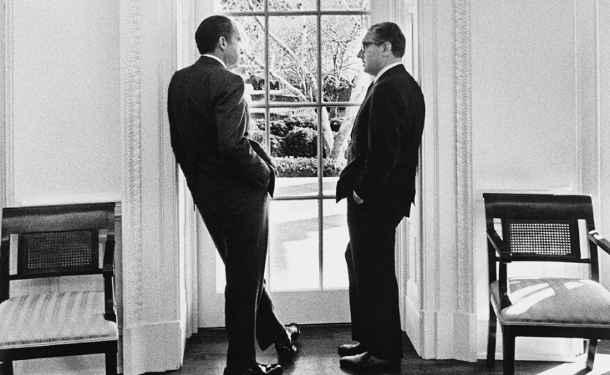 President Richard Nixon with Henry Kissinger (undated photo)